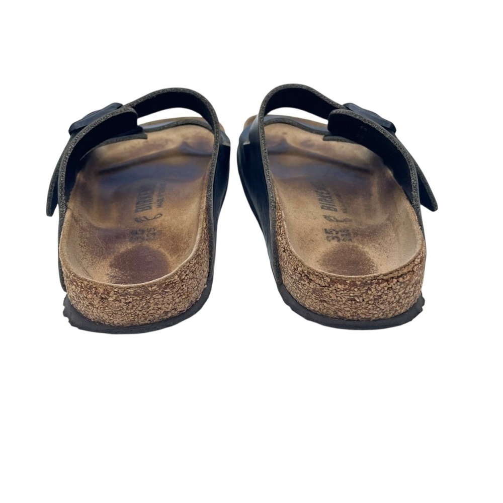 Birkenstock Arizona sandals leather buckle black 5.5 - Picture 4 of 8